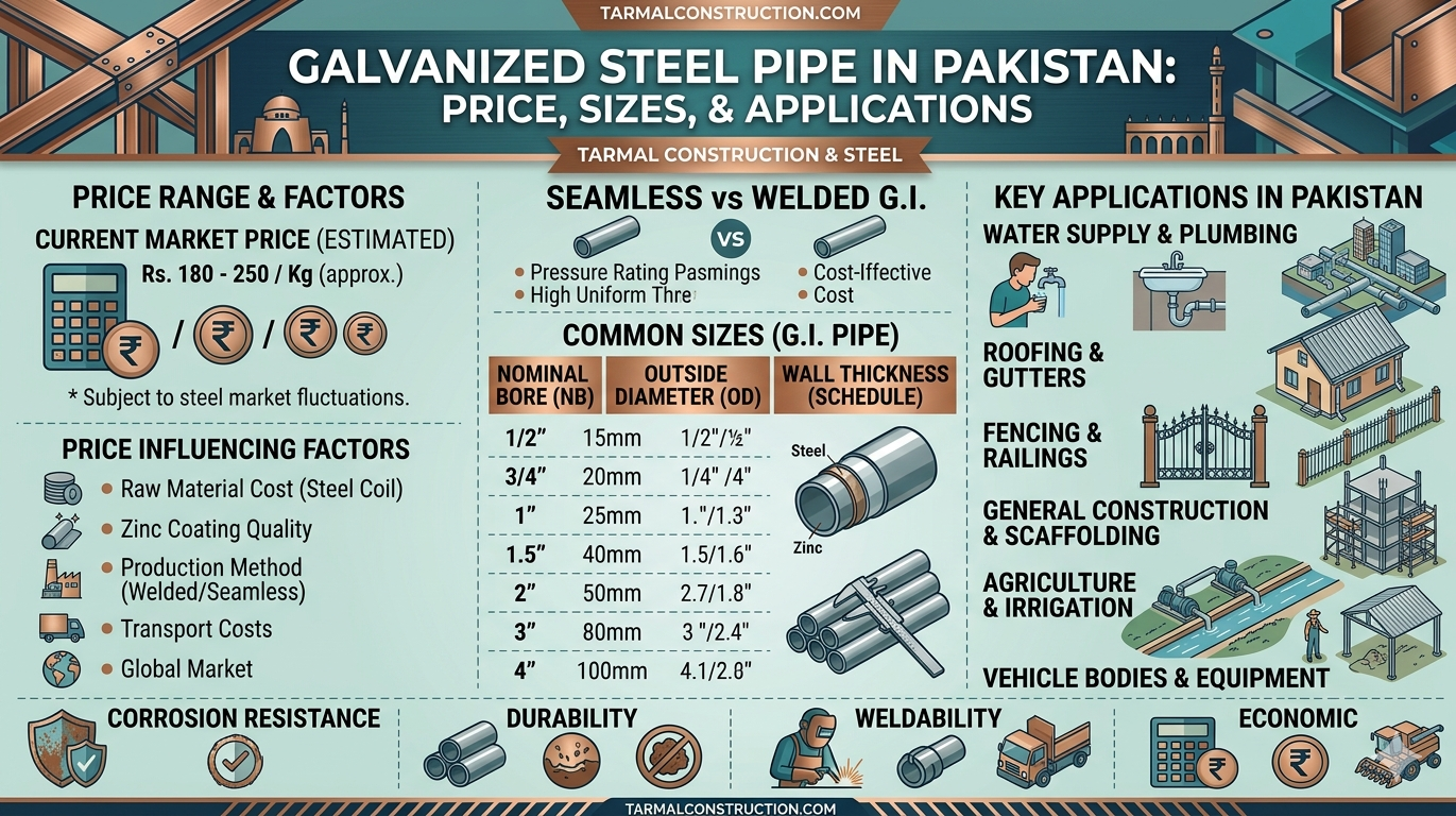 steel pipe prices in Pakistan